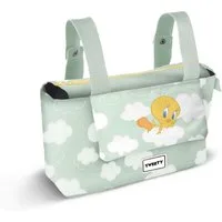 Karactermania Kinderwagen-Tasche Looney Tunes Tweety Wickeltasche Babytasche Elterntasche Mommybag, für Mama und Papa unterwegs mit ausreichend Platz