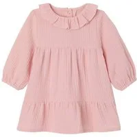 vertbaudet Minikleid Musselinkleid Mädchen Baby