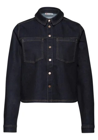 Street One - Rinsed Jeansbluse blau - Gr. - 36