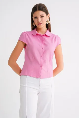 Slim Fit Popeline Hemd