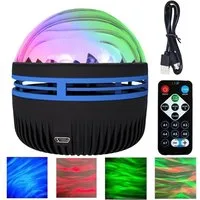 VIVIHEYDAY Nachtlicht LED Nordlichter Nachtlicht, Aurora Projektor Lampe mit Fernbedienung, für Schlafzimmer Party