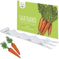 HappySeed Gemüsesamen 5m Saatband mit Karotten Samen - Nantaise 2 - Daucus carota, Saatgut
