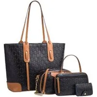 AURIVION Wickeltasche Großes, vierteiliges Set Muttertasche (Set, 1-tlg., diagonale Straddle-Tasche für Damen), Handtasche mit einer Schulter