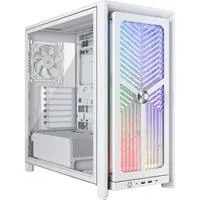 FRAME 4000X RS White, Tower-Gehäuse weiß, Tempered Glass