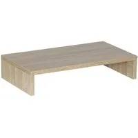 CARO-Möbel Monitorständer MONITOR, (Bildschrimerhöhung 50cm breit, Schreibtischaufsatz sonoma eicheoptik)