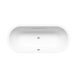 Kaldewei VAIO DUO OVAL 951 Badewanne 233100011001 180 x 80 cm Invisible Grip, glänzend, alpinweiß
