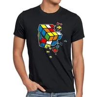 style3 T-Shirt Sheldon Explodierender Zauberwürfel the big bang theory cooper rubik