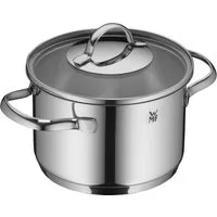 WMF Fleischtopf Aparto Fleischtopf mit Deckel, 16 cm, Cromargan Edelstahl rostfrei 18/10 (1-tlg., kleiner Topf 16 cm), poliert, unbeschichtet, induktionsgeeignet