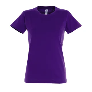 SOLS - "Imperial" T-Shirt für Damen kurzärmlig (Dunkelviolett)