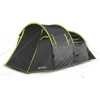 Bestlivings Tunnelzelt für die Familie, Personen: 4 (Zelt, Fiberglasstangen, Abspannleinen, Heringe, Transporttasche), Gruppenzelt mit Vorzelt für Camping, Outdoor & Festivals