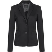 HECHTER PARIS Jerseyblazer HECHTER Paris CASUAL Damen-Jerseyblazer Modern-Fit Schwarz
