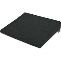 Beautissu Stuhlkissen Sitz Keilkissen formstabil Anti-Rutsch BeauErgo, Anthrazit, Rutsch Bezug Waschbar & Reißverschluss – Ergonomisches Sitzkissen