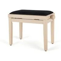 Classic Cantabile Klavierbank DP Pianobank - Höhenverstellbar von 47 bis 56 cm (Hochwertiger Sitzkomfort, 1-St., Sitzfläche 55 x 32 cm), Leichtgängige Spindelmechanik