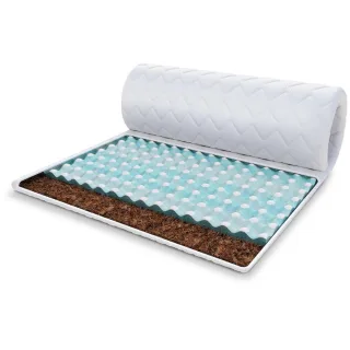 FDM Topper, Weiß, Textil, H4, Füllung: Kaltschaum, Rechteckig, 120x200 cm, Oeko-Tex® Standard 100, atmungsaktiv, Schlafzimmer, Matratzen Shop, Matratzenzubehör, Topper