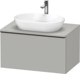 Duravit D-Neo Konsolenwaschtischunterbau wandhängend Betongrau Matt 800x550x459 mm - DE49470BD070000 DE49470BD070000