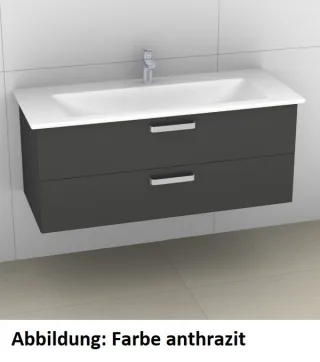 Artiqua 414 Waschtischunterschrank für Venticello 4104CG, Eiche Weiß quer NB, 414-WU2L-V113-7185-440 414-WU2L-V113-7185-440