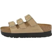 Papillio by BIRKENSTOCK Florida III Flex Platform Nubukleder schmal Damen Sandale Sandaletten, Sommerschuhe, Badeschuhe, Riemchen, Schlappen