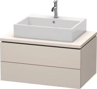 Duravit L-Cube Konsolenwaschtischunterbau wandhängend Taupe Supermatt 820x547x400 mm - LC581708383 LC581708383