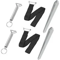 Moritz Vorzelt Sturmband 2x 3,5M für Vorzelt - Schlaufen außen, (Sturmband), für Vorzelte Markisen Wohnwagen Wohnmobil Zelt Vorzelt Gewächshaus