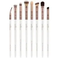 Luvia Cosmetics Kosmetikpinsel-Set ALL EYE WANT, 8 tlg., Nurai-Pinselhaar, vegan und hautfreundlich, verliert keine Haare.
