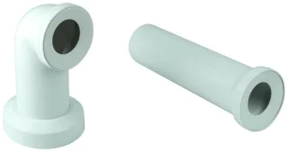 Grohe WC-Ablaufbogen 39454 horizontal und vertikal 60 - 105mm, 39454000 39454000