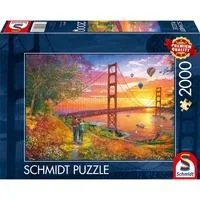 Spaziergang zur Golden Gate Bridge, Puzzle 2000 Teile