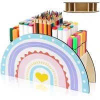 FOUORTUNATE-BEE Organizer Praktisches Kinder-Schreibtisch-Organizer-Set für Stifte und Zubehör, Schreibtisch-Organizer für Kinder – hübsch, funktional und ordentlich