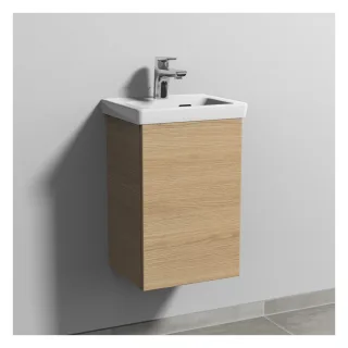 Sanipa 3way Waschtischunterbau zu Villeroy & Boch Subway 3.0 Waschtisch mit 1 Tür, Eiche-Nordic SM84148
