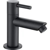 Aloni Waschtischarmatur CR6011-6CMB (einzel, 1-St., Nicht zutreffend) Aloni Waschtischarmatur Kaltwasserhahn Schwarz matt