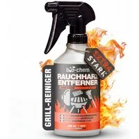 bio-chem Grillreiniger Rauchharzentferner extra stark gegen Eingebranntes 500ML Grillreiniger (Einzelprodukt, [- Rauchharz-Entferner 0.5 l Handsprayflasche Extreme Fettlösekraft für hartnäckigste Ablagerungen)