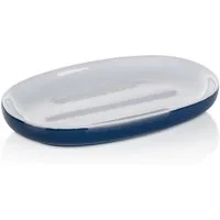 kela Seifenschale Isabella, Breite: 8,5 cm, ovale Form, Rillen im Inneren