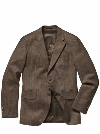 Mey & Edlich Herren Bronzo Vivente-Anzugsakko Braun 100 % Wolle