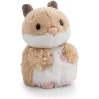 Nici Plüschanhänger Nici Kuscheltier Hamster 12 cm stehend beige/weiß Plüschhamster