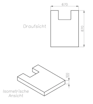 Neuesbad Wannenträger für Ideal Standard Ultra Flat S i.life 90x70 SD 27447