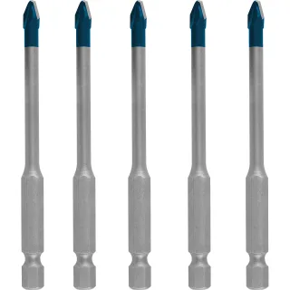 Bosch EXPERT HEX-9 HardCeramic Dachziegel-Bohrer-Set,  5-tlg., für Dreh- und Schlagbohrer - 2608900598