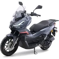 Burnout Motorroller QS125 ADV Grau, 125 ccm, 90 km/h, Euro 5+, TFT Display, LED, Keyless Go