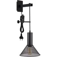 GLOBO LIGHTING Wandleuchte, Leuchtmittel nicht inklusive, Schlafzimmerleuchte Wandleuchte Lampe Vintage Steckerkabel