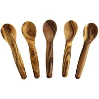 medina mood Messlöffel Mini-Löffel "Piccolo" L 7 cm in 5er Set Salzlöffel aus Olivenholz, (1-St)
