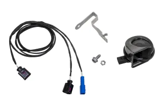 Original Kufatec Nachrüstsatz Doppelton Signalhorn Fanfare für VW Polo AW1