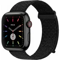 Tec-Expert Smartwatch-Armband für Apple Watch Series 7 45 mm Armband Ersatz Wechsel Band, Nylon Textil mit Klettverschluss, stufenlos Verstellbar, atmungsaktiv