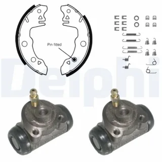 Delphi Bremsbacken vormontiert hinten Citroen Lna Visa Peugeot 104