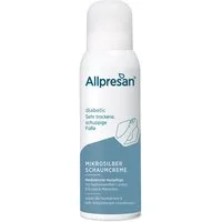 Allpresan Fußschaum Allpresan diabetic MIKROSILBER Pflegeserie -Größe wählbar- zertifiziertes Mikrosilber, 1-tlg., Antibakterielle Spezial-Fußpflege bei Diabetes mellitus
