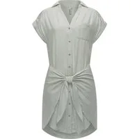 Ragwear Blusenkleid Bahaya Stripe gestreiftes Damen Sommerkleid mit Bindeband
