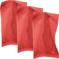 Möve Gästehandtuch Gästetuch "Superwuschel" 3er-Pack, Frottier, Walk-Frottier Uni