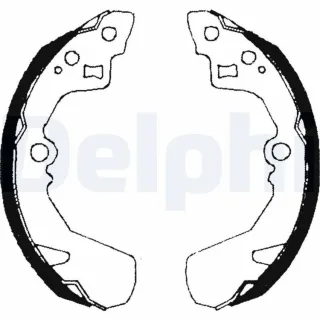 Delphi Bremsbacken hinten Daihatsu Rover Subaru Suzuki