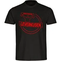 multifanshop T-Shirt Herren Leverkusen - Meine Fankurve - Männer