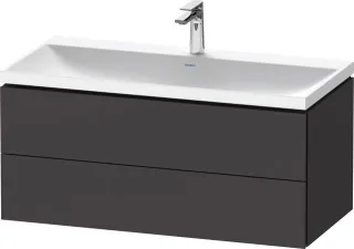 Duravit L-Cube c-shaped Set wandhängend Graphit Supermatt 1000x480x480 mm - LC6952O80800000 LC6952O80800000