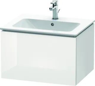 Duravit L-Cube Waschtischunterbau wandhängend Weiß Hochglanz 620x481x400 mm - LC614002222 LC614002222