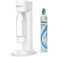 DAFI Wassersprudler DAFI Pushair inkl. 1 Co2 Zylinder und 0,7l Flasche