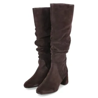 Kaerlek Slouchy Boots - Gr. 37 - Braun - Rauleder
